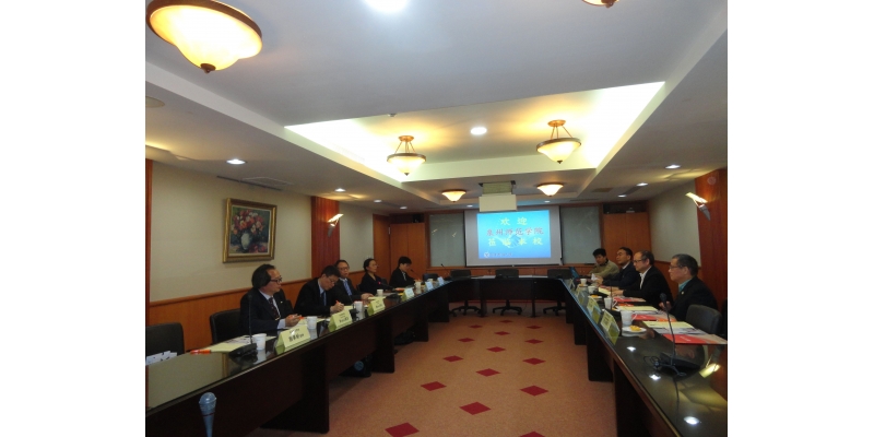 屈广清校长与龙华科技大学葛自祥校长交流座谈