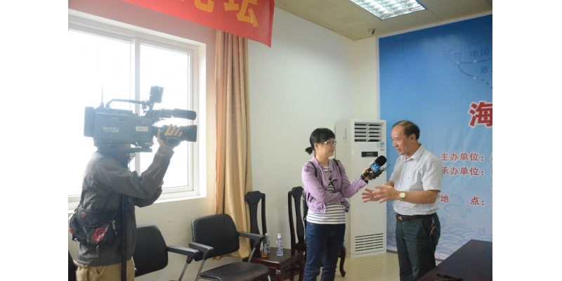 林华东副校长接受泉州电视台采访